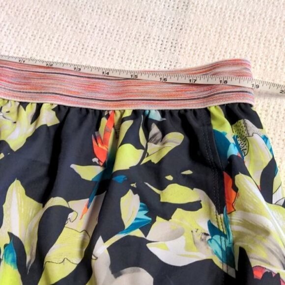 Avia Multicolored Oasis Lined Elastic Waist Athletic Sz XXL Shorts - Picture 4 of 6